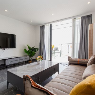 怦然海景两室一厅复式套房