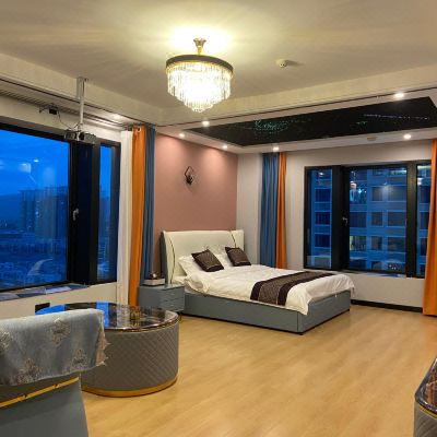 10现代轻奢星空影音房