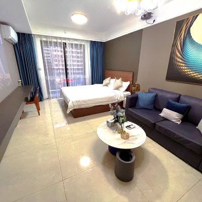 特惠大床房[洗衣机+冰箱+阳台+投影仪]