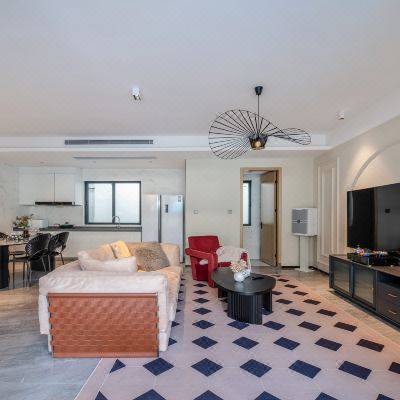 晴天·4房7床轰趴别墅·儿童戏水池+庭院烧烤+自动麻将+KTV+全套房