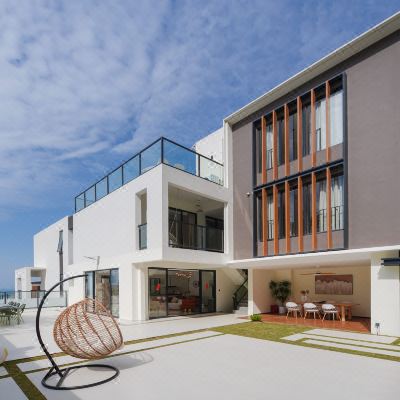 珊瑚海·4房轰趴法式别墅+私家庭院烧烤.+自动麻将+KTV+全套房