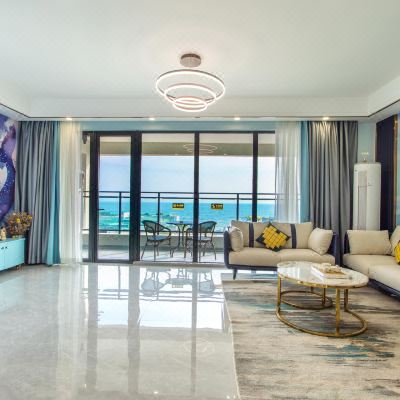 海豚风·3房4床KTV一线海景别墅·带电动麻将