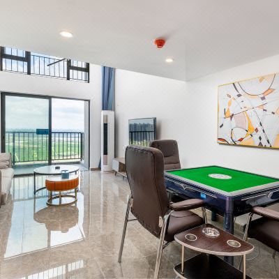 复式loft娱乐套房（自动麻将机️，蓝调简约风）