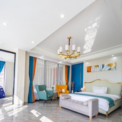 北洛秘境网红纱幔独栋泳池KTV五房七床别墅