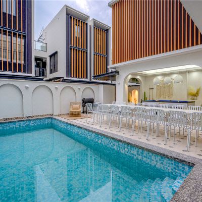 椰梦长廊4房泳池别墅（自动麻将机+KTV+厨房+烧烤）