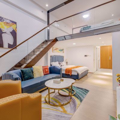 LOFT夜景奢华双床房