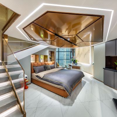 loft高层江景浪漫两居室