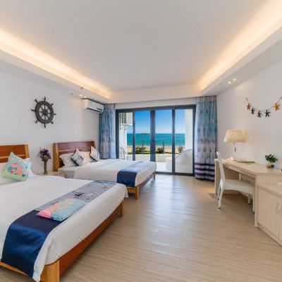 柏林·奢华海景双床房（一线海景）（高层）