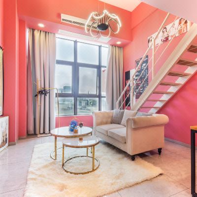 玩潮LOFT复式投影大床房