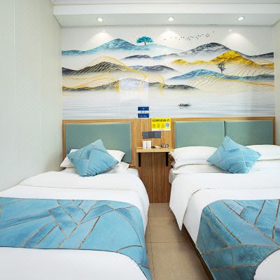 怡美双床房(酒店提供自助洗衣房)