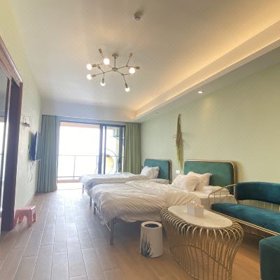 沐浴阳光高层海景亲子套房（户外大躺椅）