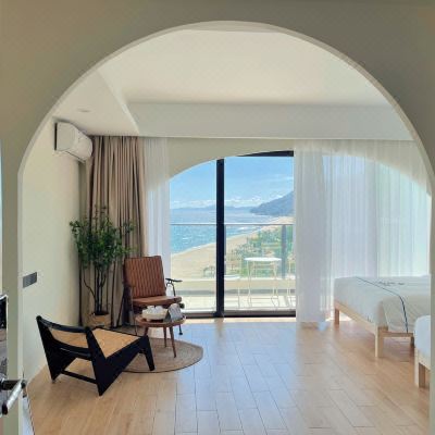 海景·投影仪北欧风双床房