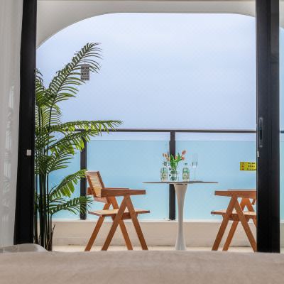 正面海景 | 投影仪海景大床