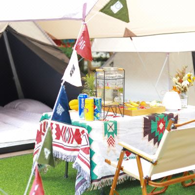 金字塔帐篷（公共卫浴）