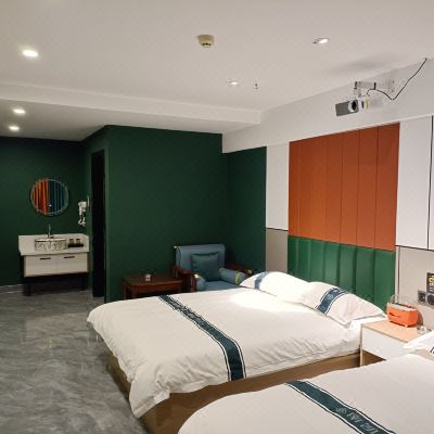 智能影视双床房