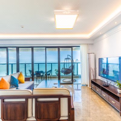 新中式高层180°一线海景三居室套房-可观日出