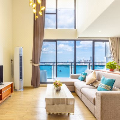 轻奢风180°一线海景三居室套房一可观日出