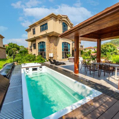 超豪8352翠岭云天8房15床恒温泳池·台球·麻将·烧烤·KTV·会议室