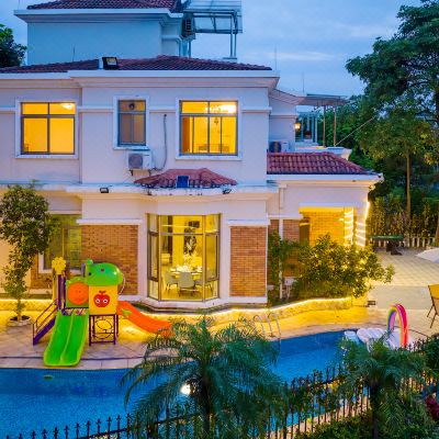 1966翠山湖畔4房6床·13米私有泳池·KTV麻将·炭烧烤·玫瑰花圃·大厨房