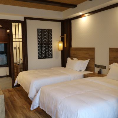 凡尘·庭院双床房