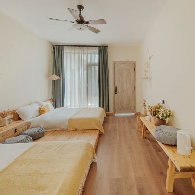 蓝岸-花园观影双床房