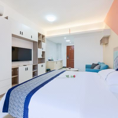 豪华大床舒适房（浪漫星辰、配洗衣机）