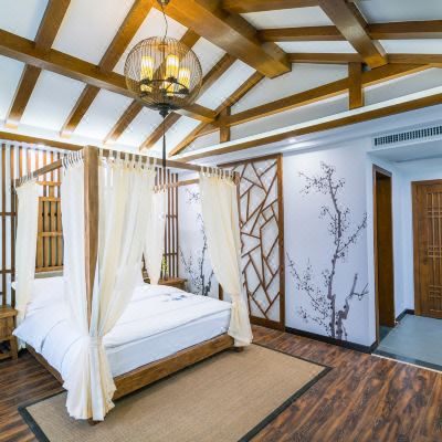 雪山景尊享大床房<CBD乳胶床垫<toto智能马桶