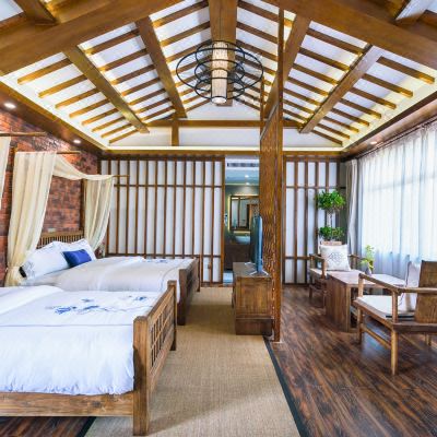 雪山景阳台家庭房<CBD乳胶床垫<toto智能马桶