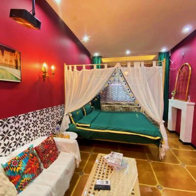 摩洛哥豪华智能双人私汤大床房