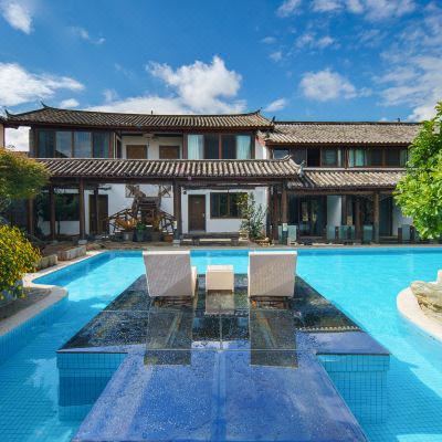 泳池·雪山观景家庭套房