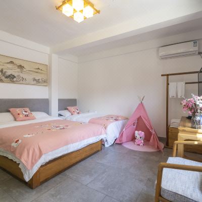 新中式街景家庭亲子房