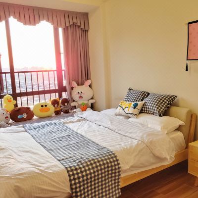 韩式轻松熊主题两房公寓