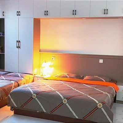 一号家庭小院舒适双床房