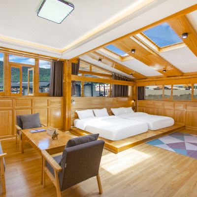 榻榻米星空观景双床房-地暖