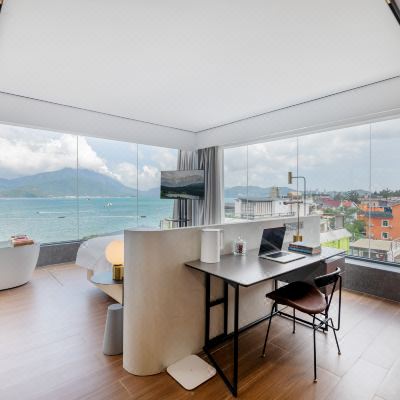 至尊山海云梦全景露台大床房-迷人海景