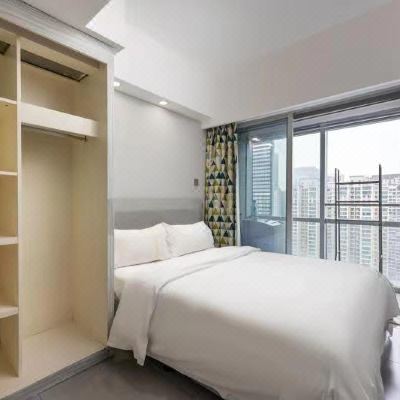 瑰丽·高级城景一房一厅双床房