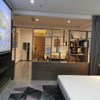 山水禅大床投影房（洗衣机）