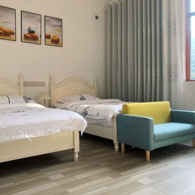 清新山景双床房