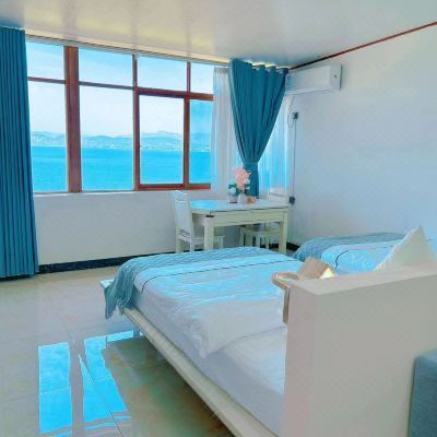 抚仙湖阳光观湖全景双床房