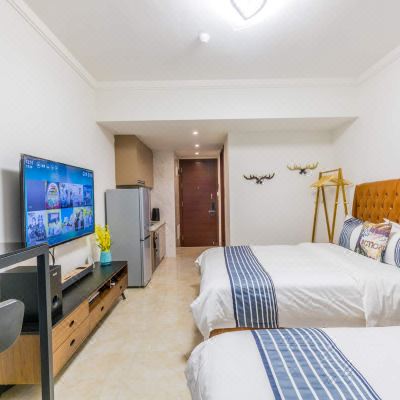 美式豪华江景双床房