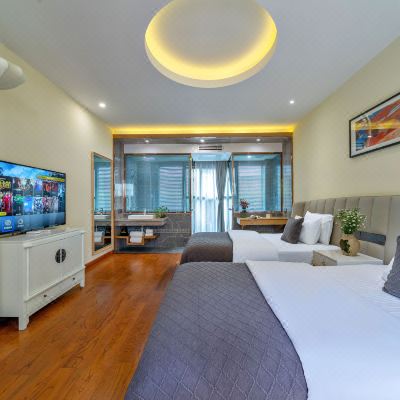 昔·私享庭院双床房