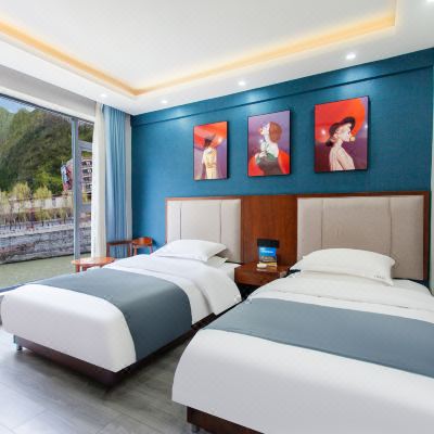 河景双人房+（乳胶床垫+空调电热毯）