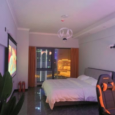 夏日甜橙双机大床房