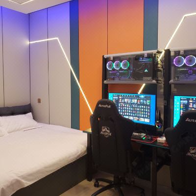 电竞主题大床房[3060显卡+29寸165HZ高刷]