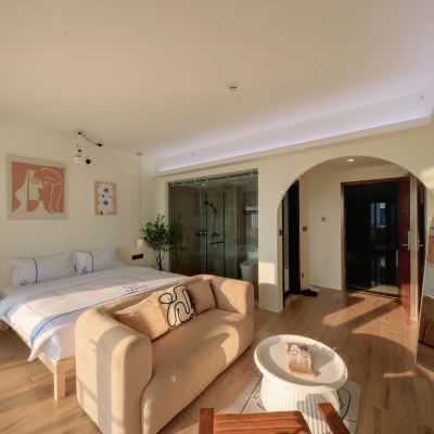 北欧风一线海景影音大床房