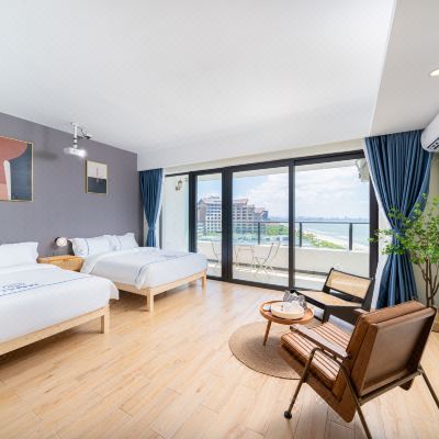 轻奢一线海景·礼堂景观双床房