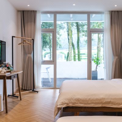 西山露台景观双床房