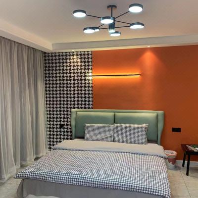 3639橙色轻奢投影房