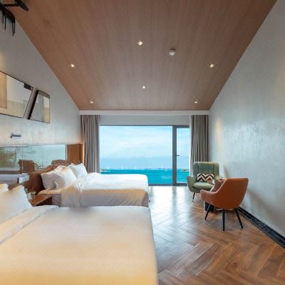 露台海景双床房