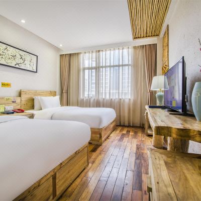 归云双床房-香樟木家具+净化空气+健康伴侣